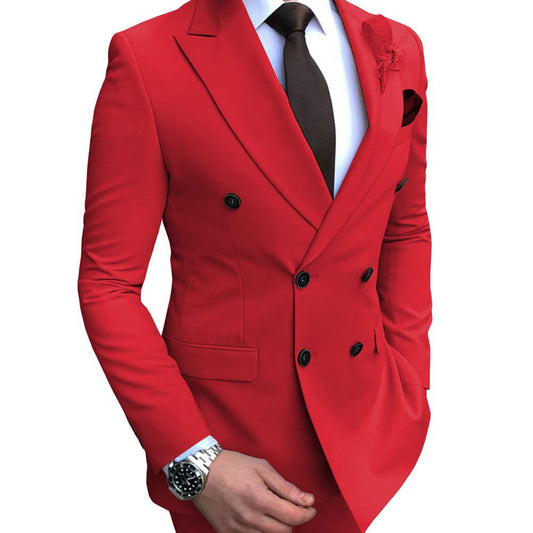 Micheal – Costume Double Boutonnage pour Invités de Mariage