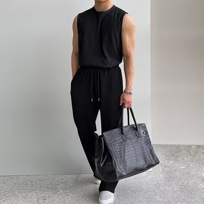 George – Ensemble de débardeurs sportifs pour hommes pour l'été