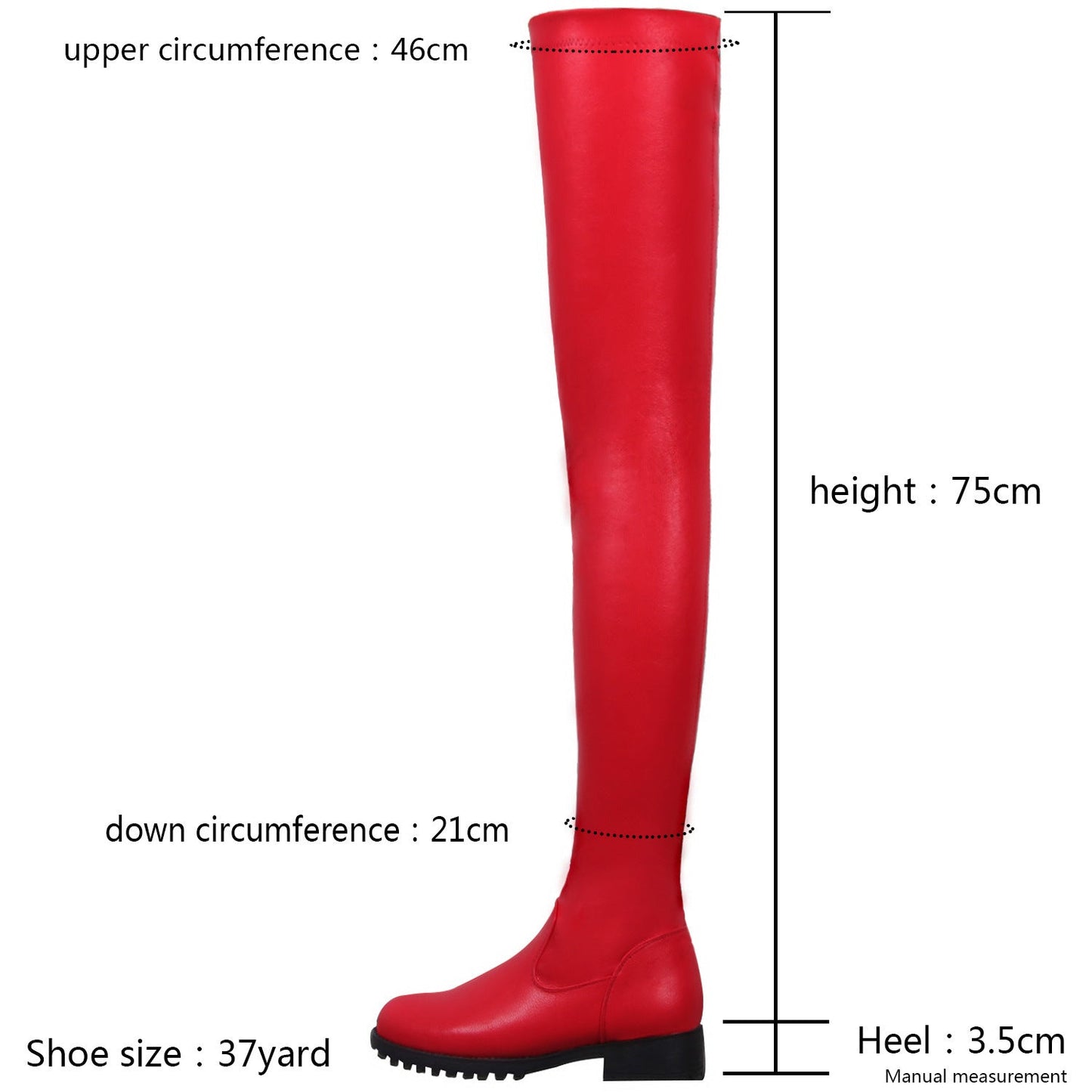 Alison – Longs Bottes pour Femmes en Cuir Vegan Élastique Premium