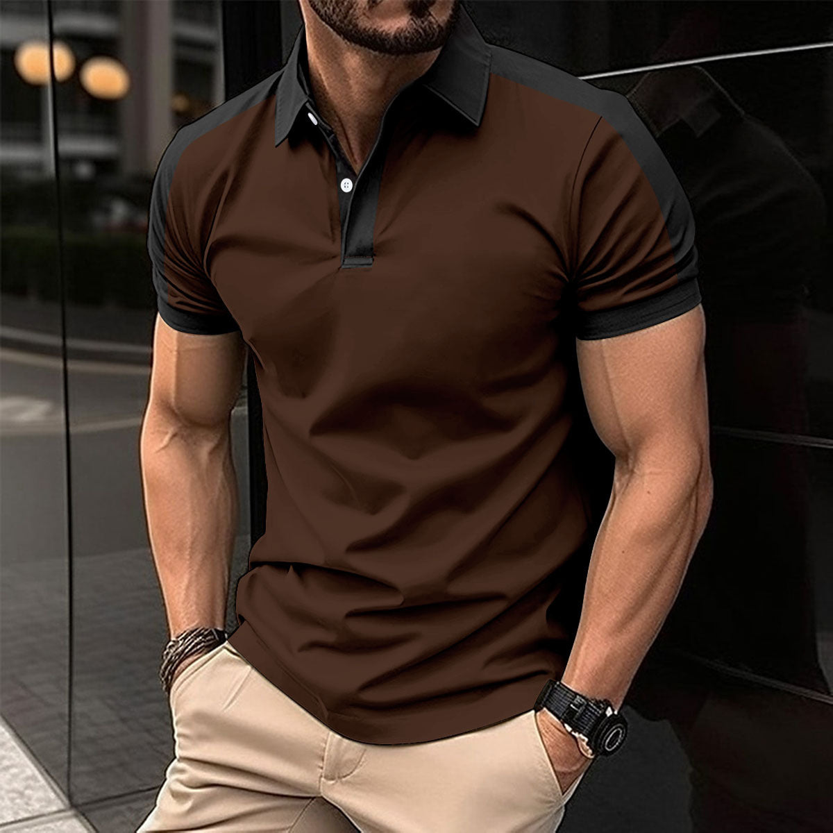 Jacob – Polo Business à Manches Courtes pour Hommes