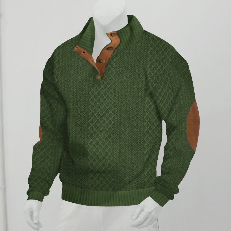 Mark – Langärmliger Jacquard Strickpullover