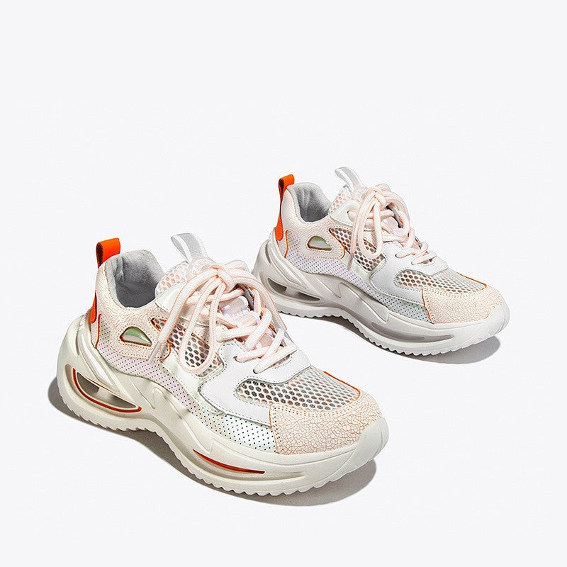 Heidi – Baskets à Plateforme en Cuir Vegan pour Femmes