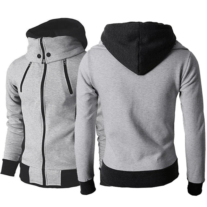 Ian – Veste Sportive pour Hommes à Capuche et Fermeture Éclair