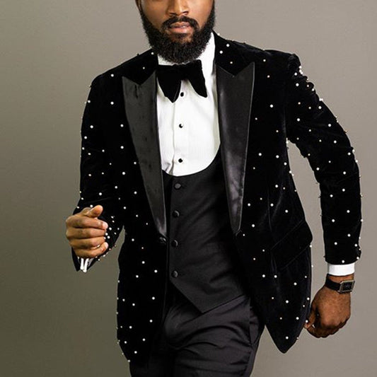 Stephen – Veste décontractée pour homme à pois