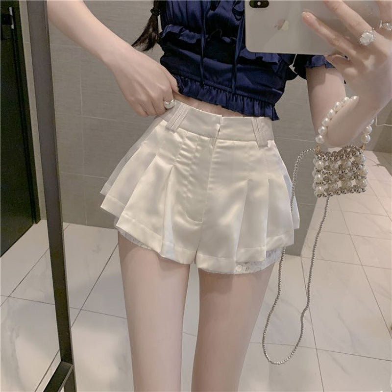 Sandra – Jupe en Dentelle Taille Haute