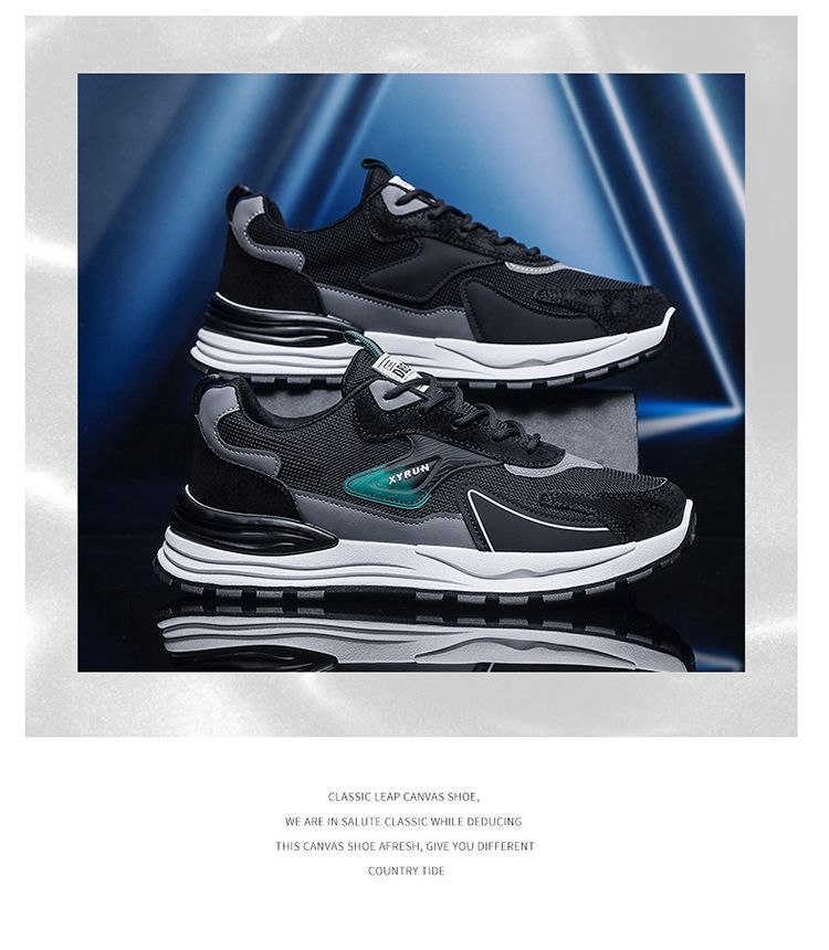 Stephen – Chaussures de Course Respirantes pour Hommes en Mesh Léger