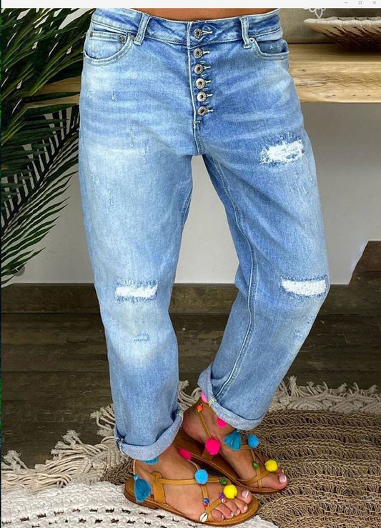 Kelly – Jean Taille Haute d'Été pour Femmes