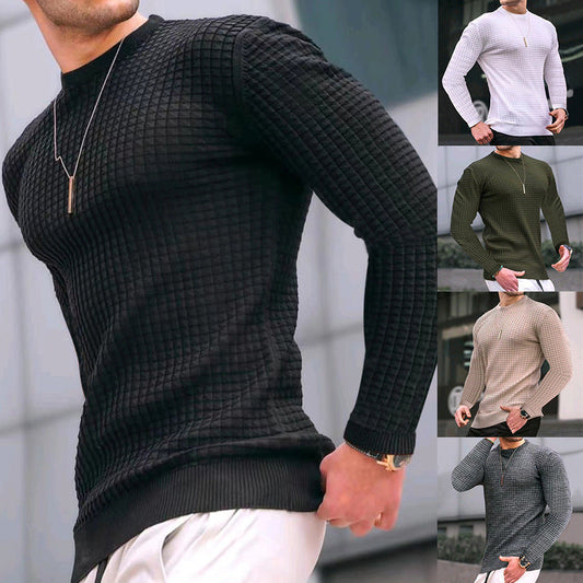 Janet – Lässiger gestrickter Damenpullover mit Rundhalsausschnitt