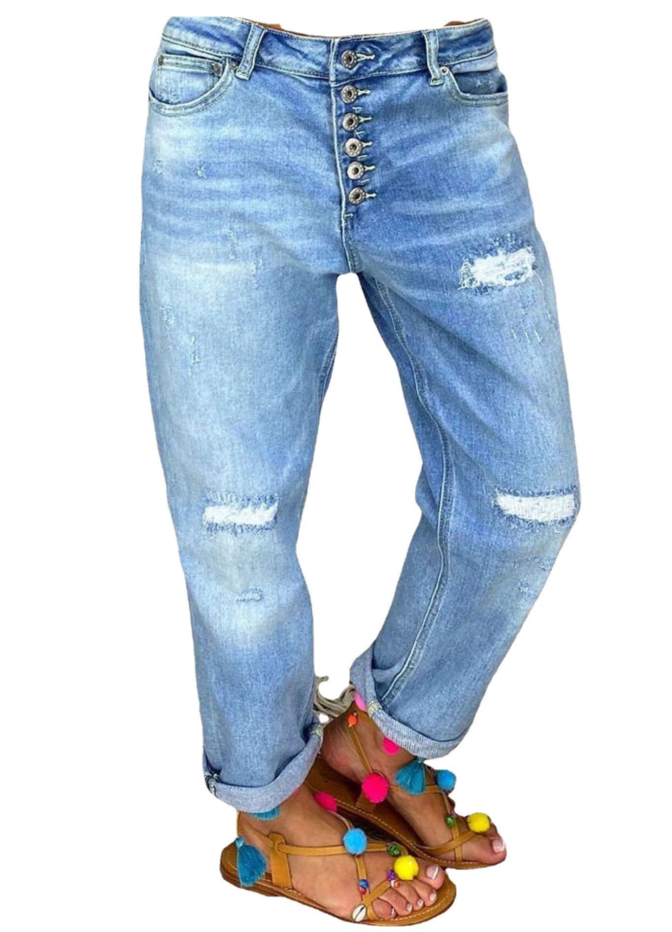Kelly – Jean Taille Haute d'Été pour Femmes