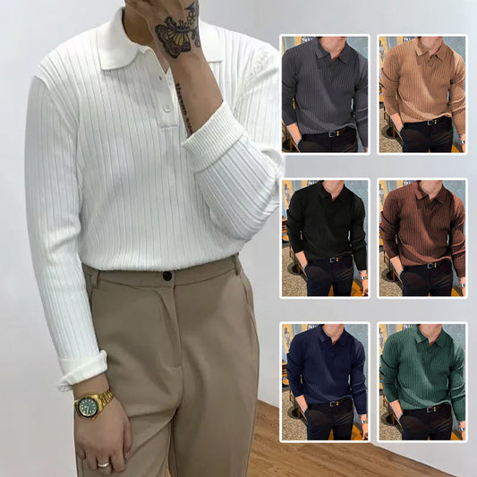 Jean – Polo Homme Élégant avec Texture Gaufrée
