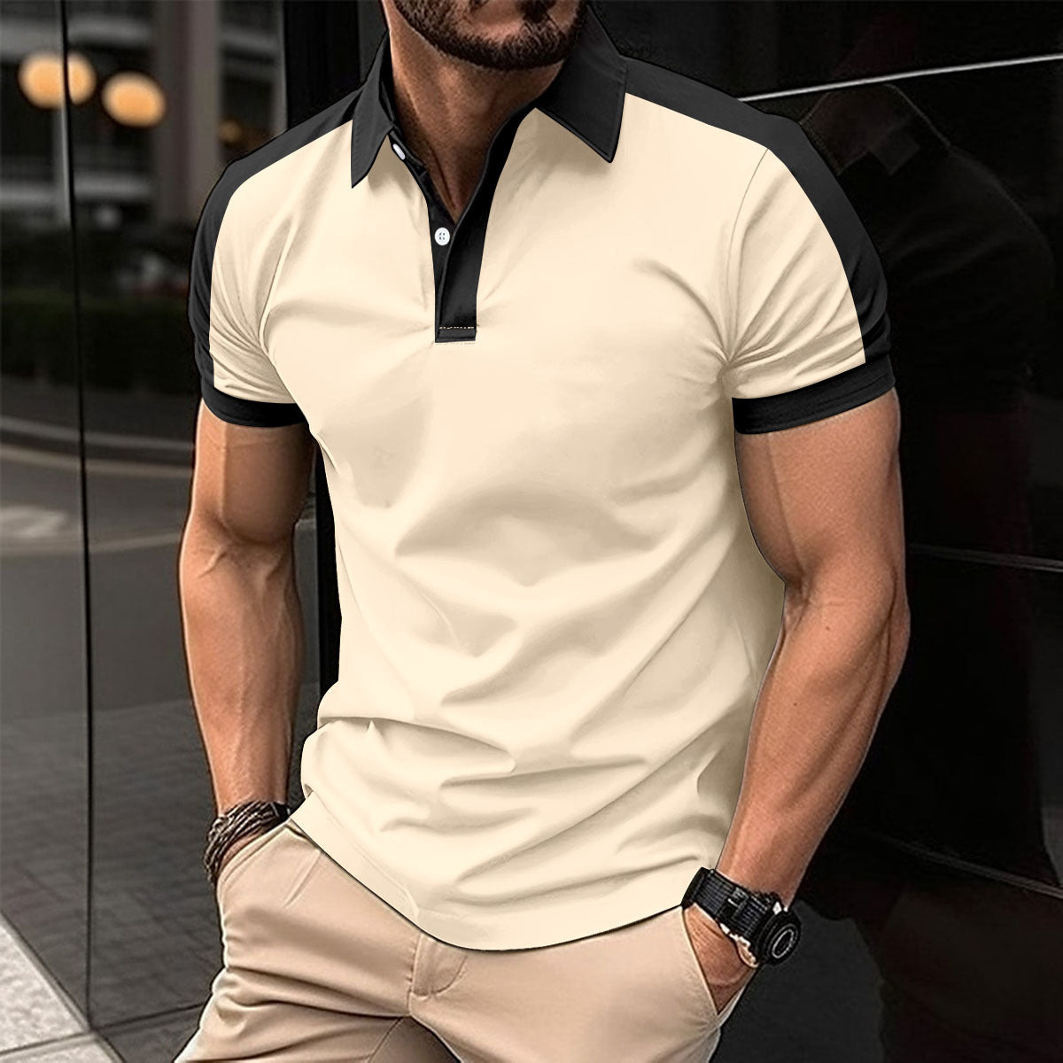 Jacob – Polo Business à Manches Courtes pour Hommes