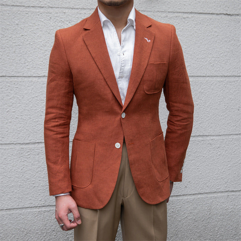 James – Veste Légère en Lin Respirante