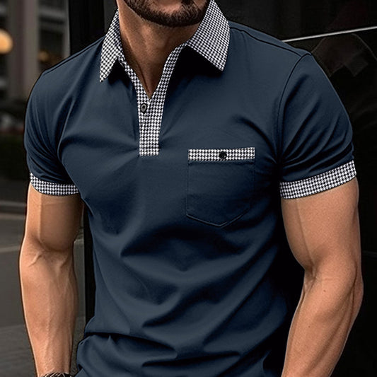 Alfred – Polo de Sport à Carreaux pour Homme