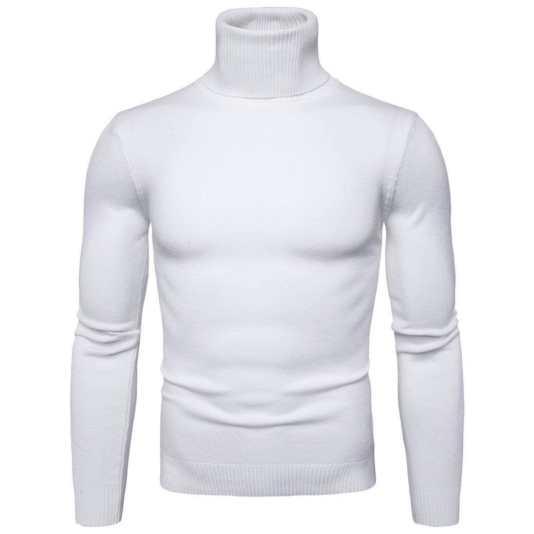 George – Schmaler Thermo-Turtleneck Pullover für Herren in einfarbigen Designs