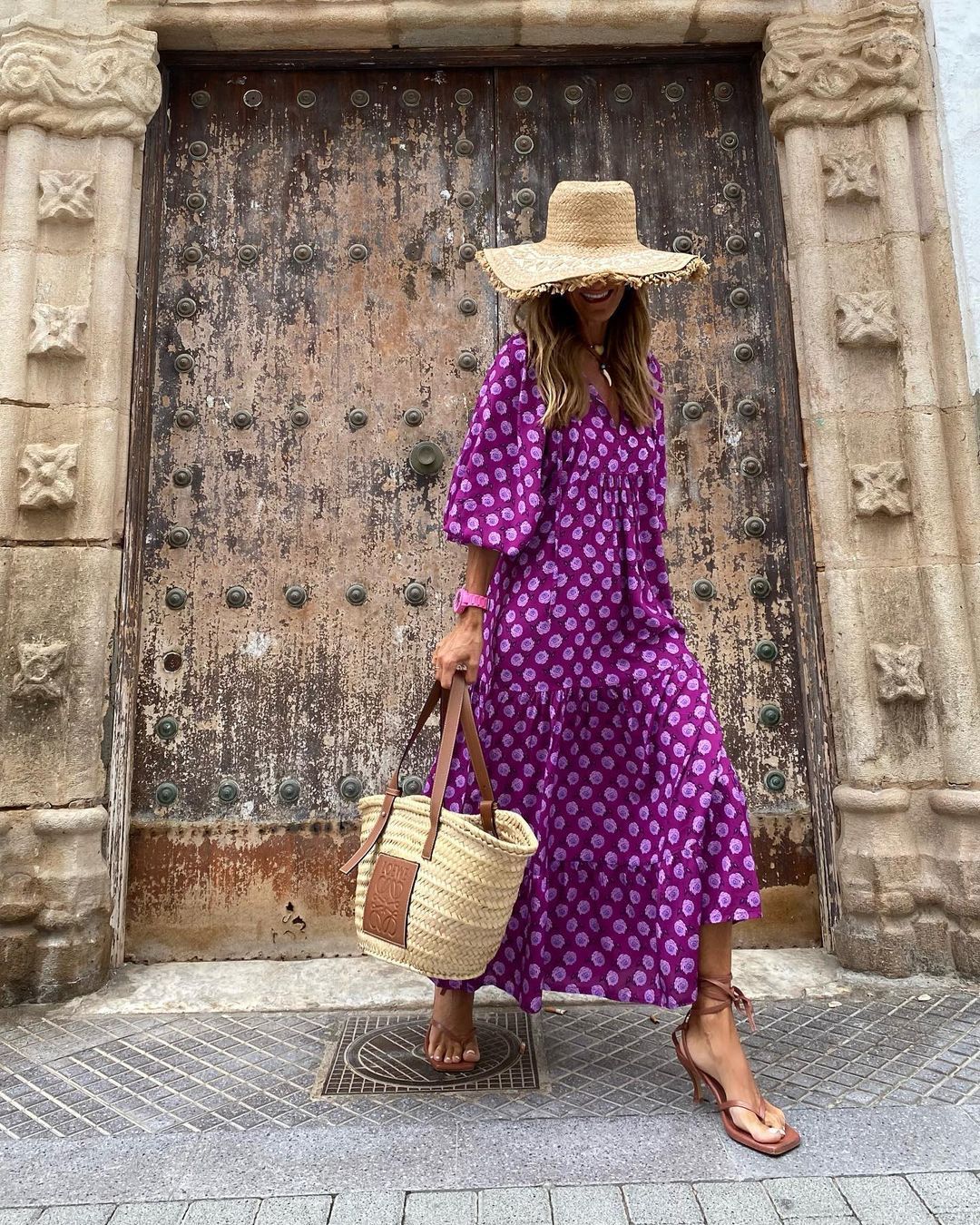Amanda – Robe Bohème Élégante avec Imprimé Vintage