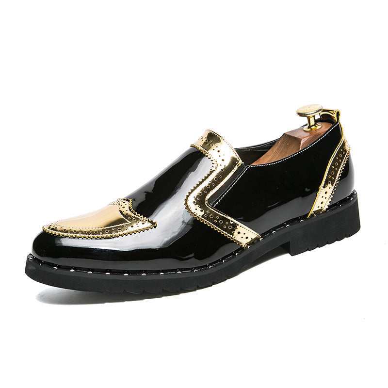 Ernest – Chaussures Richelieu claires pour hommes avec bout pointu en cuir vegan