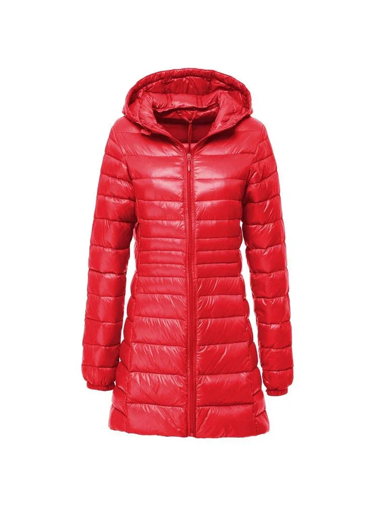 Mary – Manteau d'hiver long et matelassé pour femme