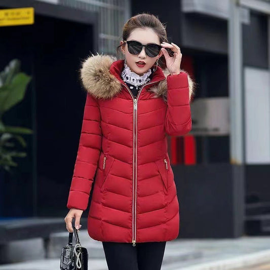Phoebe – Veste d'hiver chaude avec capuche en fausse fourrure pour femmes
