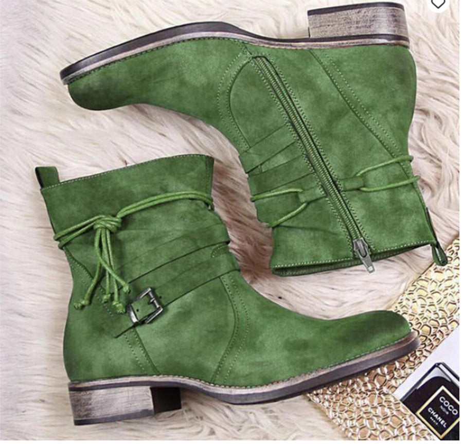 Nicola – Bottines Western Vegan avec Boucle