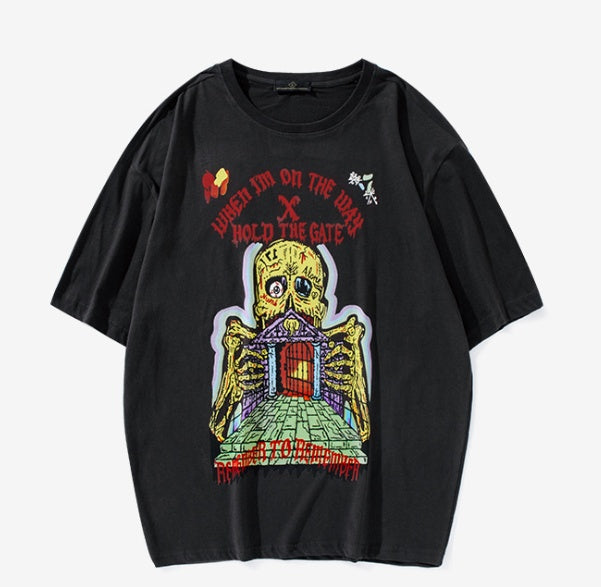 Scott – T-shirt à manches courtes avec franges
