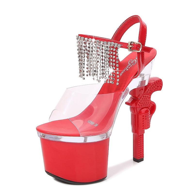 Jasmine – Sandales Compensées en Cuir Vegan