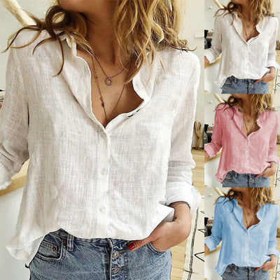 Jasmine – Cardigan décontracté à boutons et manches longues