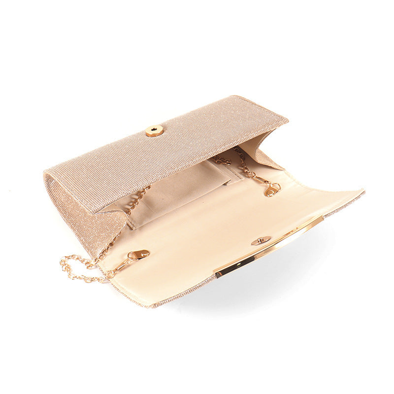 Elizabeth – Sac de soirée uni avec chaîne