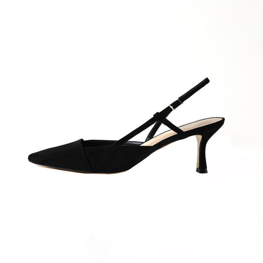 Tara – Escarpins en Velours Vegan Premium avec Boucle