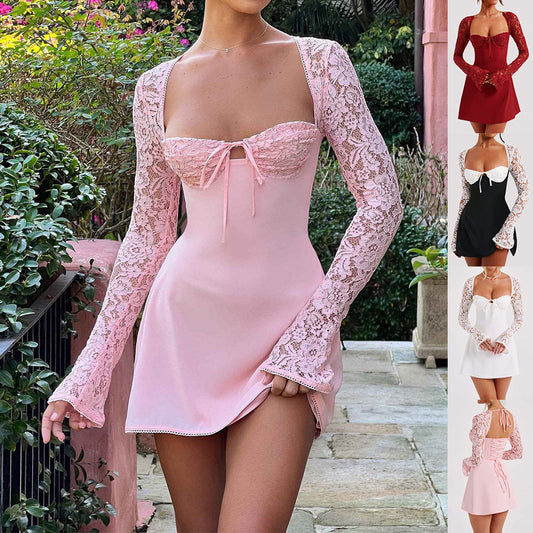 Jean – Robe Élégante en Dentelle avec Design Dos Nu