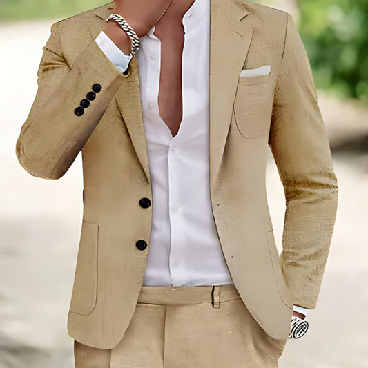 Matthew – Veste de costume à grandes poches avec deux boucles