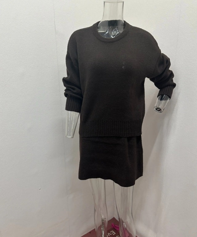 Danielle – Ensemble en Tricot Élégant pour Femme à Manches Longues