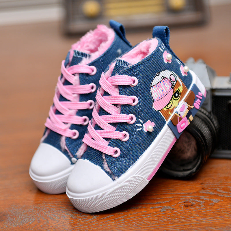 Wendy – Baskets en Toile pour Fille
