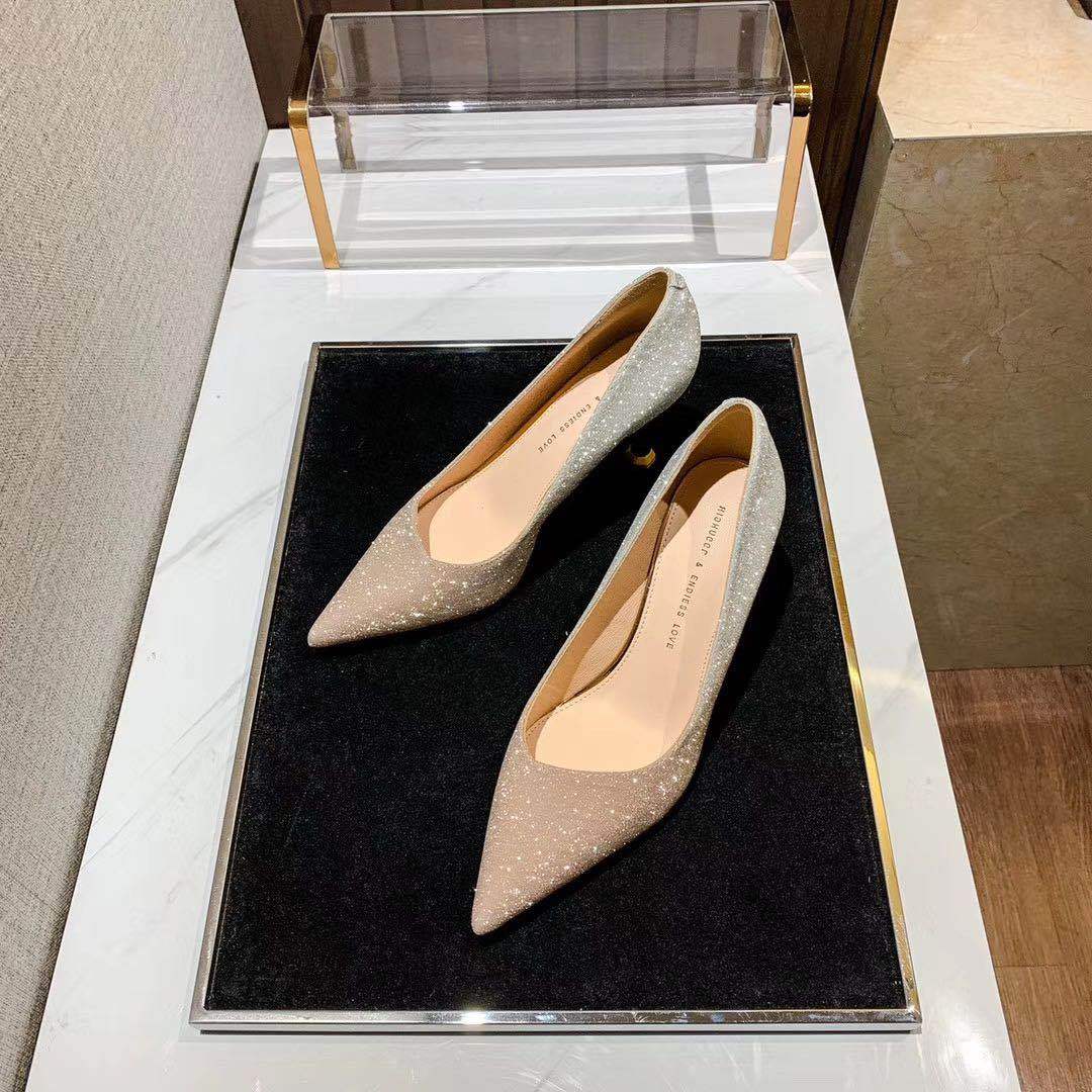 Samantha – Stilettos en Cristal avec Bout Pointu