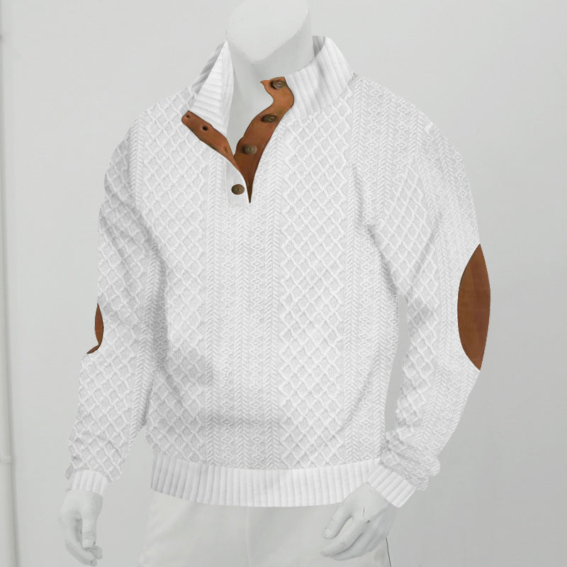 Mark – Langärmliger Jacquard Strickpullover