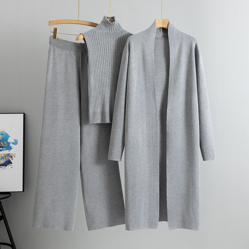 Tanya – Ensemble en Tricot avec Veste, Cardigan et Pantalon