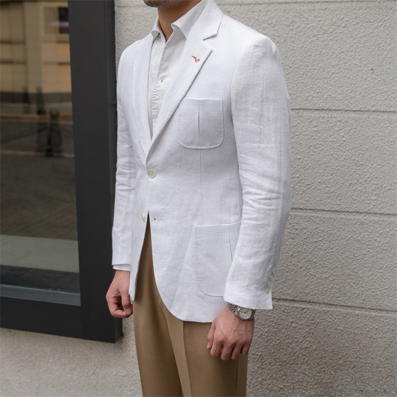 James – Veste Légère en Lin Respirante