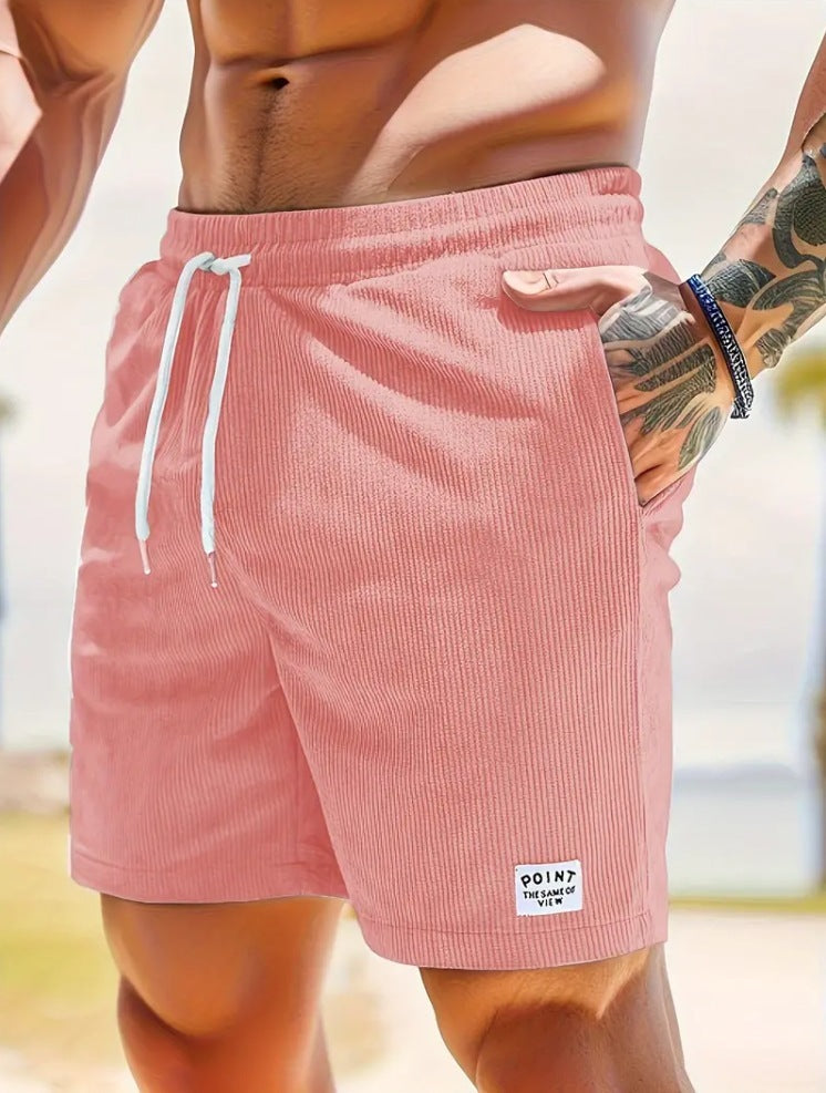 Caroline – Lässige Sommercordshorts mit Schnürung