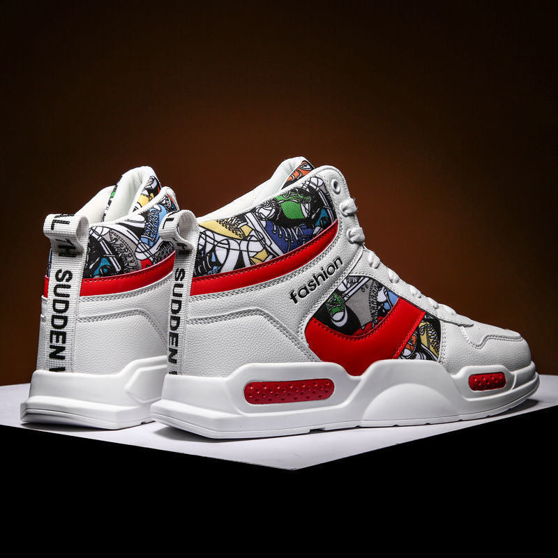 Cliff – Baskets Montantes Graffiti pour Homme