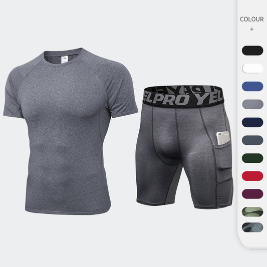 Mathew – Ensemble de sport respirant et séchage rapide pour hommes