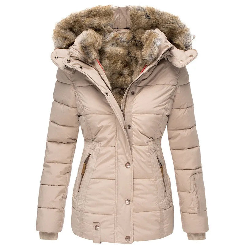 Melissa – Manteau d'hiver avec doublure en fausse fourrure