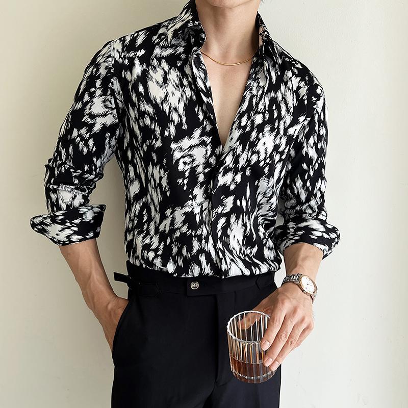 James – Chemise Slim Imprimée pour Homme