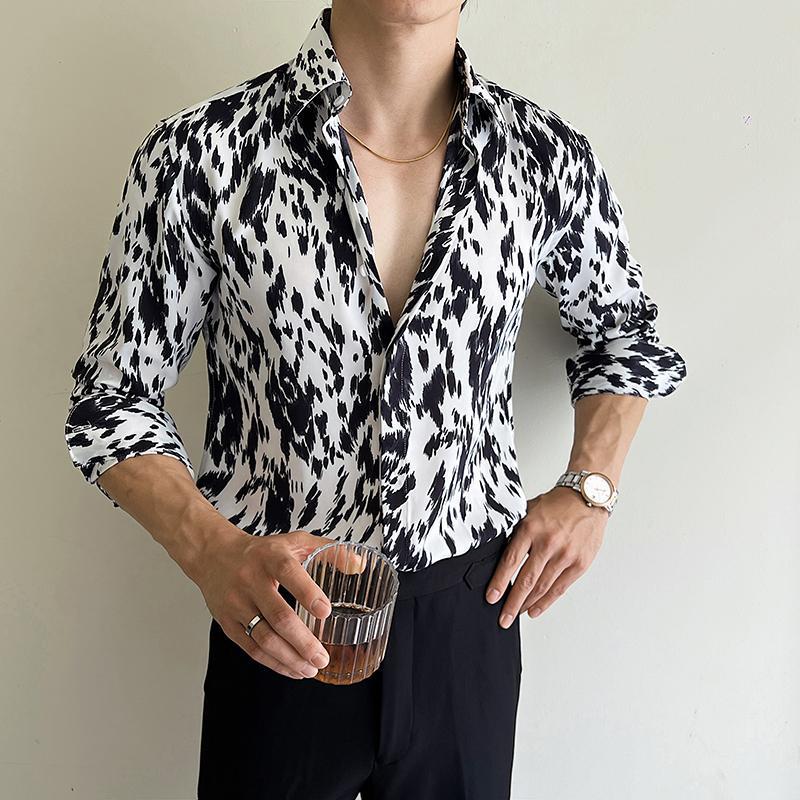James – Chemise Slim Imprimée pour Homme
