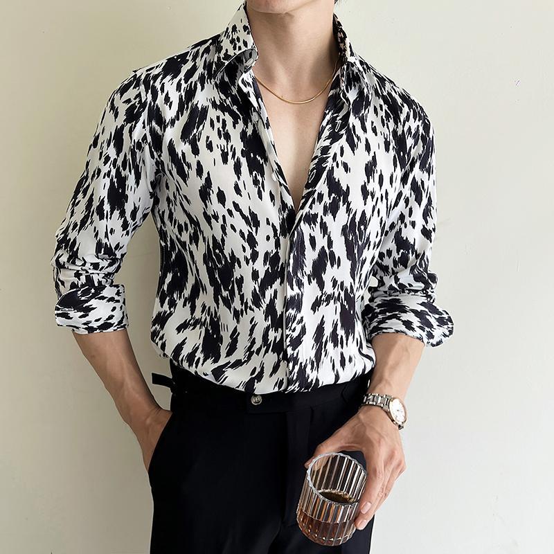 James – Chemise Slim Imprimée pour Homme