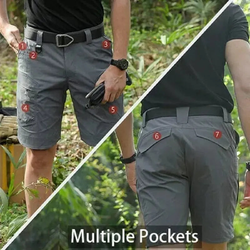 Matt – Shorts pour Hommes avec Poches Multiples et Ceinture Offerte