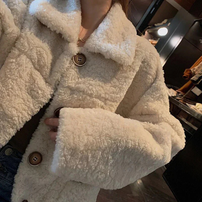 Phoebe – Veste d'hiver chaude avec capuche en fausse fourrure pour femmes