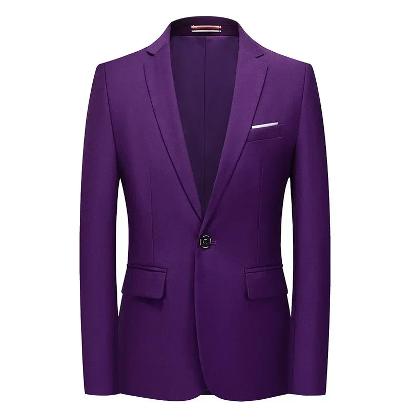 Sean – Blazer Slim-Fit pour Homme en Couleurs Élégantes