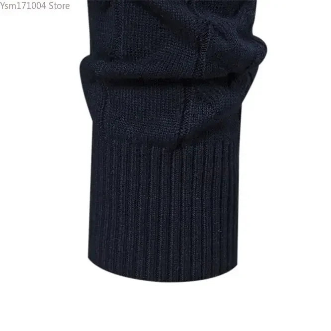 Ian – Pull à Col Haut Rayé pour Homme