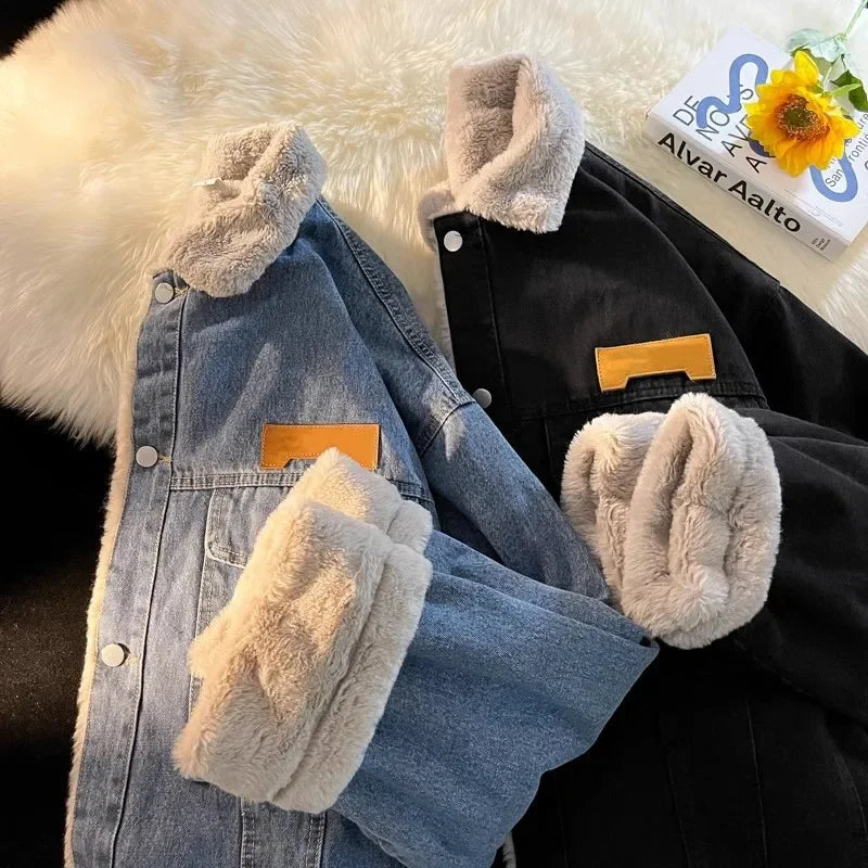 Rodney – Veste en Jean pour Homme avec Doublure en Polaire