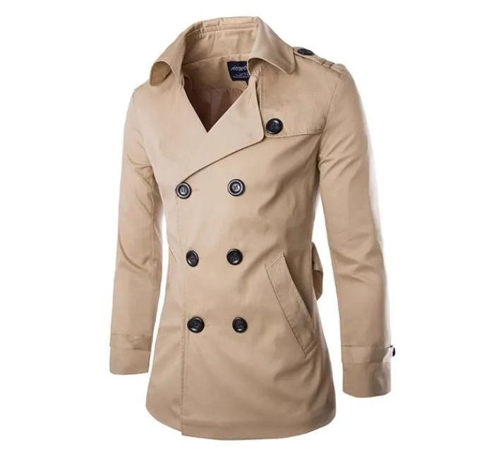Hugh – Trench-coat classique pour homme