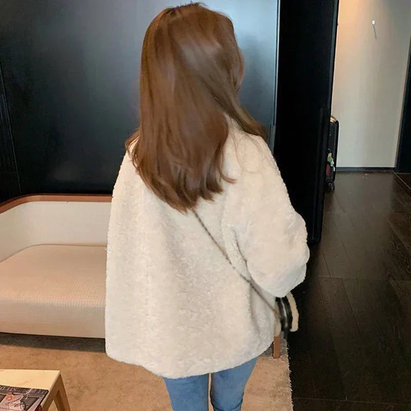 Phoebe – Veste d'hiver chaude avec capuche en fausse fourrure pour femmes